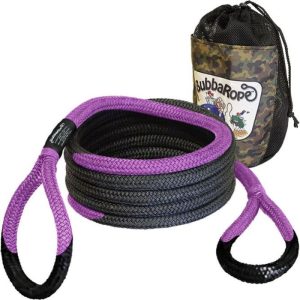 Bubba Rope Sidewinder Xtreme Recovery Rope 5/8" x 20' - Black/Purple