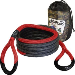 Bubba Rope Sidewinder Xtreme Recovery Rope 5/8" x 20' - Black/Red