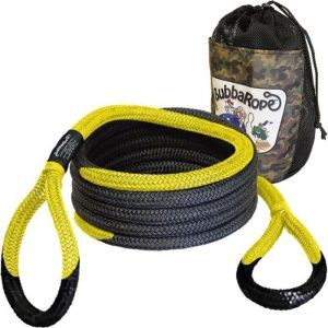 Bubba Rope Sidewinder Xtreme Recovery Rope 5/8" x 20' - Black/Yellow