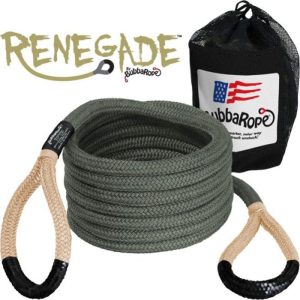 Bubba Rope Renegade Recovery Rope 3/4" x 20' - Green/Tan