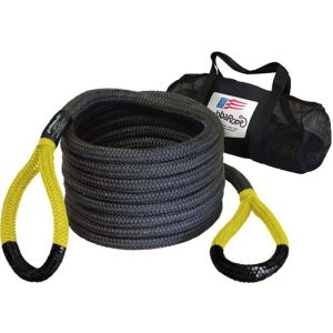 Bubba Rope Power Stretch Recovery Rope 7/8" x 20' - Black/Yellow