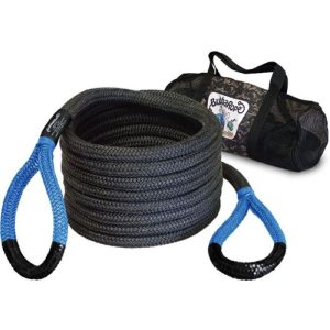 Bubba Rope Power Stretch Recovery Rope 7/8" x 30' - Black/Blue