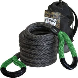 Bubba Rope Jumbo Recovery Rope 1-1/2" x 30' - Black/Green