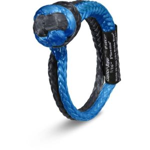 Bubba Rope Gator-Jaw PRO Synthetic Soft Shackle 7/16" - Black/Blue