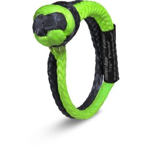 Bubba Rope Gator-Jaw PRO Synthetic Soft Shackle 7/16" - Black/Green