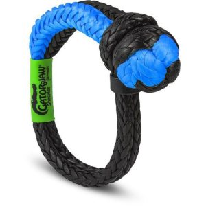 Bubba Rope Nex-Gen PRO Gator-Jaw® Synthetic Soft Shackle 1/2" - Black/Blue