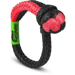 Bubba Rope Nex-Gen PRO Gator-Jaw® Synthetic Soft Shackle 1/2" - Red/Black