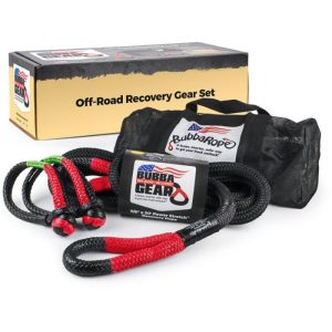 Bubba Off-Road Truck Recovery Gear Set 7/8" x 30' - Black/Red