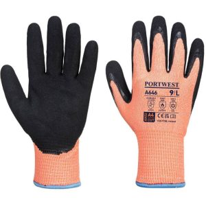 Portwest A646 Vis-Tex Nitrile HR Winter Gloves - 3X-Large
