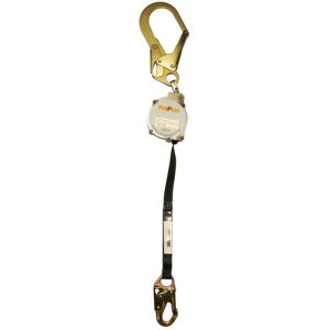 ProPlus 13' Web Self Retracting Lifeline with Top Rebar Hook (Steel Snap Hook)
