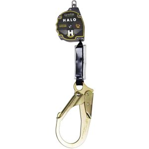 Guardian Halo 11' Web Self Retracting Lifeline (Steel Rebar Hook)