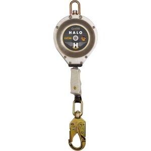 Guardian Halo 20' Web Self Retracting Lifeline (Steel Snap Hook)