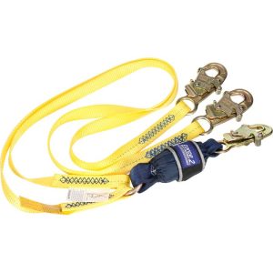 DBI-Sala EZ-Stop F2 Tie-Off Shock Absorbing Lanyard - 6' Twin-Leg (Snap Hooks)