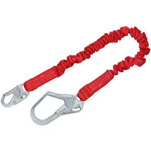 PROTECTA® PRO™ 6' Stretch Shock Absorbing Lanyard (Rebar Hook)