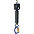 DBI-SALA 3100518 Nano-Lok Self Retracting Lifeline with Aluminum Carabiner, Web 6'