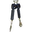 DBI-SALA 3100549 Nano-Lok Dual Leg Self Retracting Lifeline with Swivel Snap Hooks, Web 6'