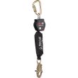 DBI-SALA Nano-Lok Self Retracting Lifeline with Carabiner and Snap Hook, 6' Web
