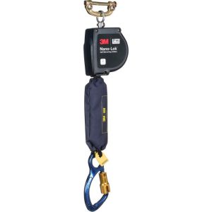 DBI-SALA Nano-Lok Extended Length Self Retracting Lifeline with Aluminum Carabiner, 11' Web