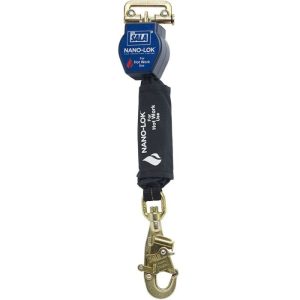 DBI-SALA 3101492 Nano-Lok Hot Work Self Retracting Lifeline with Swivel Snap Hook, Web 6'