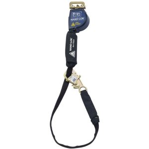 DBI-SALA 3101562 Nano-Lok Arc Flash Self Retracting Lifeline with Tie Back Snap Hook, Web 11'