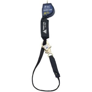 DBI-SALA 3101563 Nano-Lok Arc Flash Self Retracting Lifeline with Tie Back Snap Hook, Web 11'