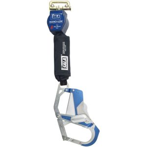 DBI-SALA 3101674 Nano-Lok Hot Work Self Retracting Lifeline with Comfort Grip Connector, Web 6'