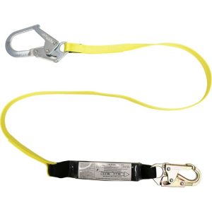 French Creek 6' Shock Absorbing Lanyard (Small Steel Rebar Hook)