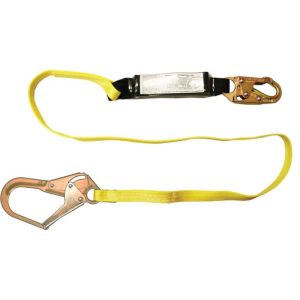 French Creek 6' Shock Absorbing Lanyard (Steel Rebar Hook)