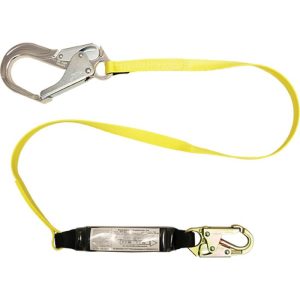 French Creek 6' Shock Absorbing Lanyard (Aluminum Rebar Hook)