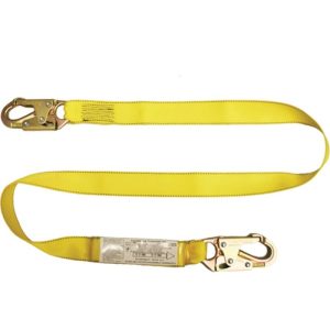 French Creek 6' Shock Absorbing Lanyard (Steel Snap Hooks)