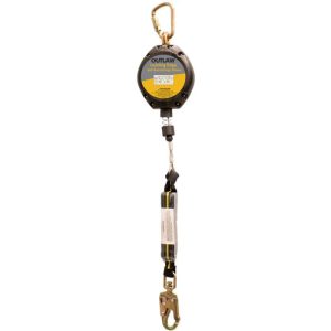 French Creek Outlaw Leading Edge Self Retracting Lifeline 20' Galvanized Cable with Steel Swivel Snap Hook