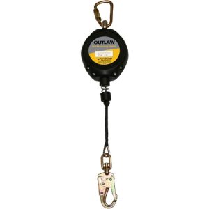 French Creek Outlaw 30' Rope Self Retracting Lifeline (Swivel Steel Snap Hook)
