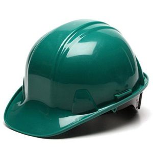 Pyramex SL Series Cap Style Hardhat with Ratchet Suspension - Green