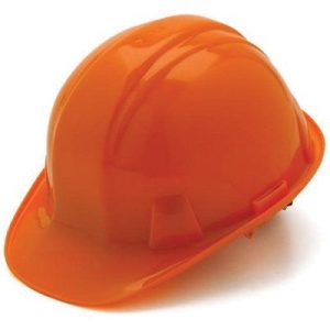 Pyramex SL Series Cap Style Hardhat with Ratchet Suspension - Orange
