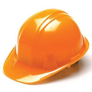 Pyramex SL Series Cap Style Hardhat with Ratchet Suspension - HI-Viz Orange