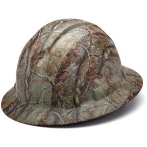 Pyramex Ridgeline Hydro Dipped Full Brim Hard Hat - Matte Camo