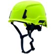 Pyramex SL T2 Safety Helmet - Hi-Vis Lime - Vented