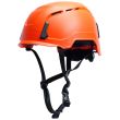 Pyramex SL T2 Safety Helmet - Orange - Vented