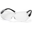 Pyramex OTS XL Clear Lens Over-the-Glass Safety Glasses, Anti-Fog Scratch Resistant