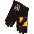 Black Stallion Side Split Cowhide Stick Welding Gloves - Large (Black)