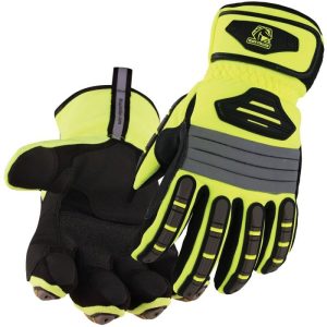 Black Stallion ToolHandz Winter Mechanic's Gloves Hi-Viz - Medium