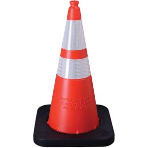 VizCon 28" Orange Enviro-Cone Traffic Cone with 4" & 6" Reflective Collars