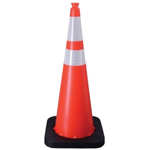 VizCon 36" Orange Enviro-Cone Traffic Cone with 4" & 6" Reflective Collars