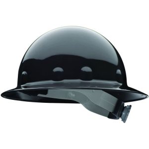 Fibre-Metal Full Brim Hard Hat with Ratchet Suspension - Black