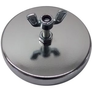 Super M-80 Magnetic Safety Flag Mount with 110lb Pull Strength (3-1/4" Diameter)
