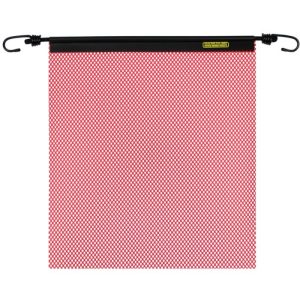 18" EZ Hook Red Mesh Warning Flag with Integrated Bungee Cord