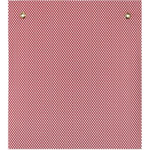 18" Red Mesh Grommet Warning Flag