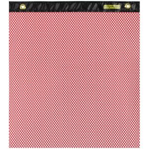 18" Red Heavy Duty Mesh Grommet Warning Flag