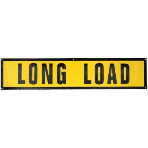 18" x 84" Mesh "Long Load" Sign with Grommets