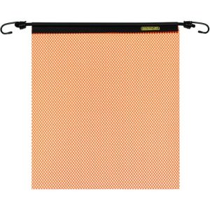 24" EZ Hook Orange Mesh Warning Flag with Integrated Bungee Cord